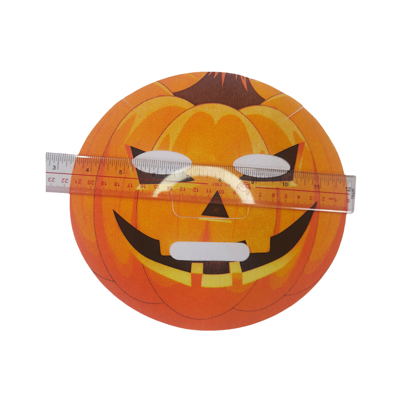 Halloween-Themed Pumpkin Head Cartoon Printed Dry Mask Sheet Various Styles Of Cosmetic Facial Mask Spunlace Nonwoven Mask Design For Halloween