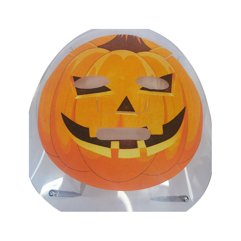 Halloween-Themed Pumpkin Head Cartoon Printed Dry Mask Sheet Various Styles Of Cosmetic Facial Mask Spunlace Nonwoven Mask Design For Halloween