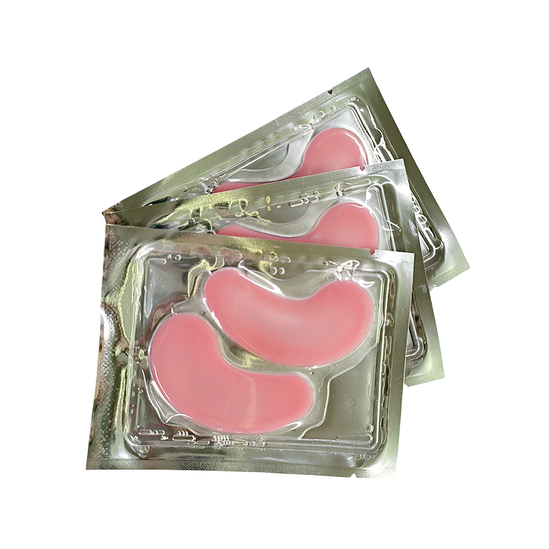 How does a hydrogel eye mask alleviate eye puffiness and dark circles through physical cooling?