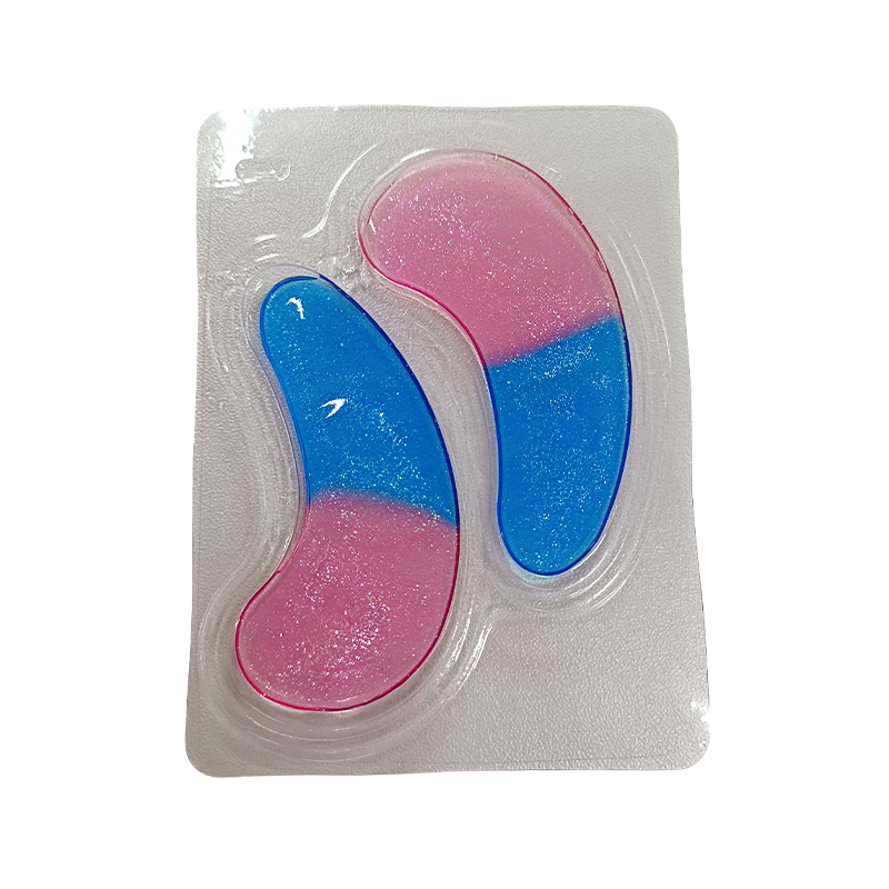 How does the oxygen permeability of hydrogel eye mask affect the activity of cells around the eyes?